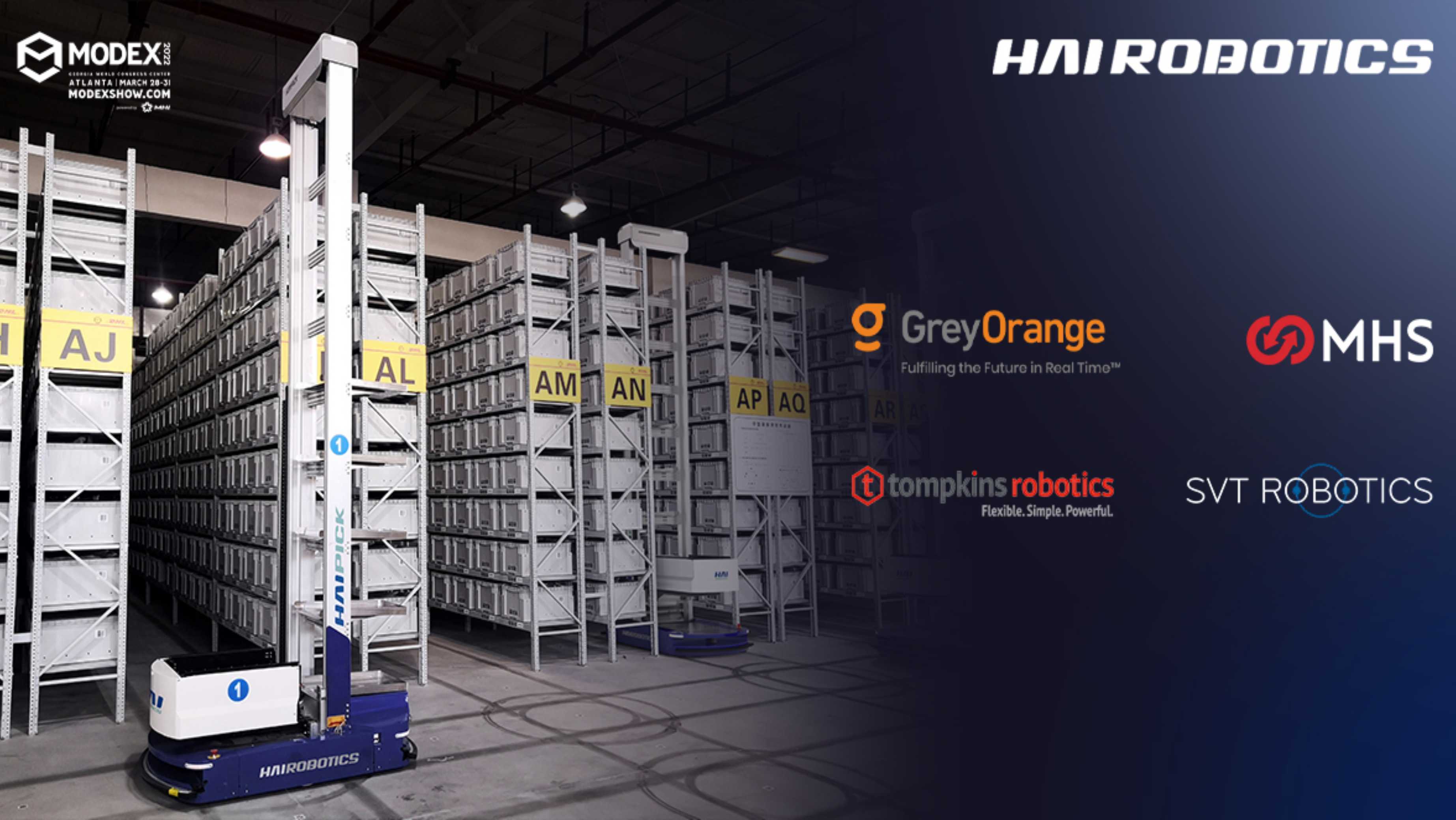 HAI ROBOTICSの最先端ACRシステム、MODEX 2022にて米国で初紹介
