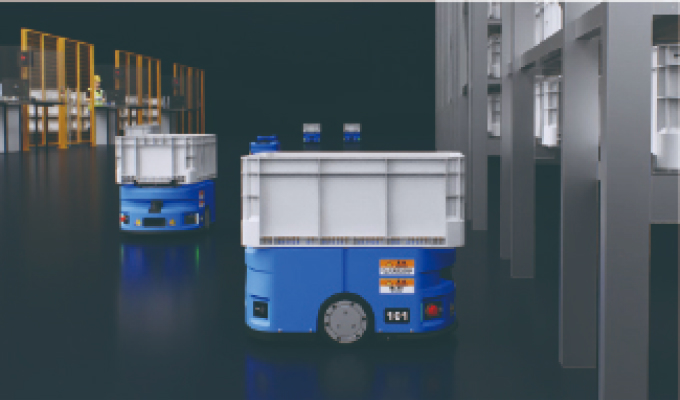 まるでバックパックを背負うように、2本のクレードルフォークでトートを下から固定します。