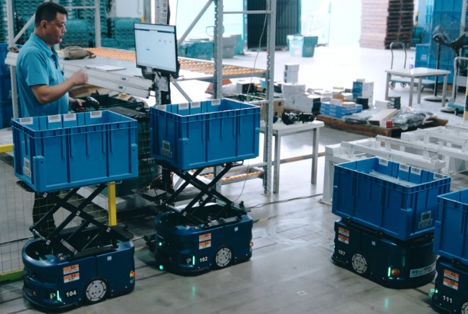 HAI x SUNDAN（顺电）：HaiPick System 3は多種類オーダー組合せを柔軟に対応します