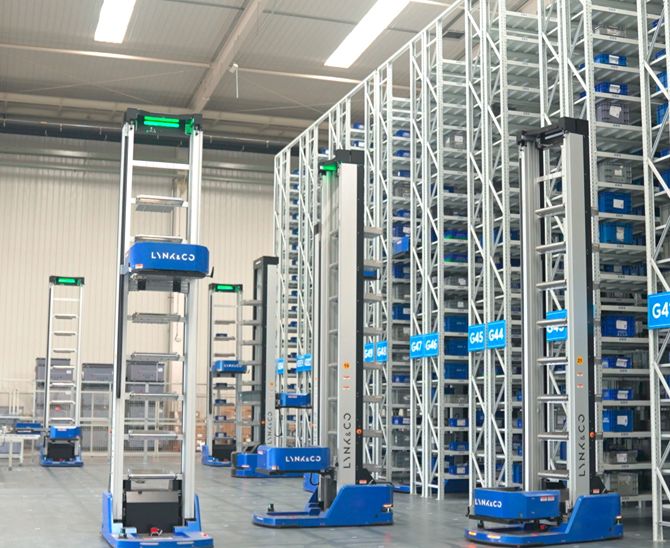 지리(Geely) LYNK&CO – 조립 공장 KLT 창고