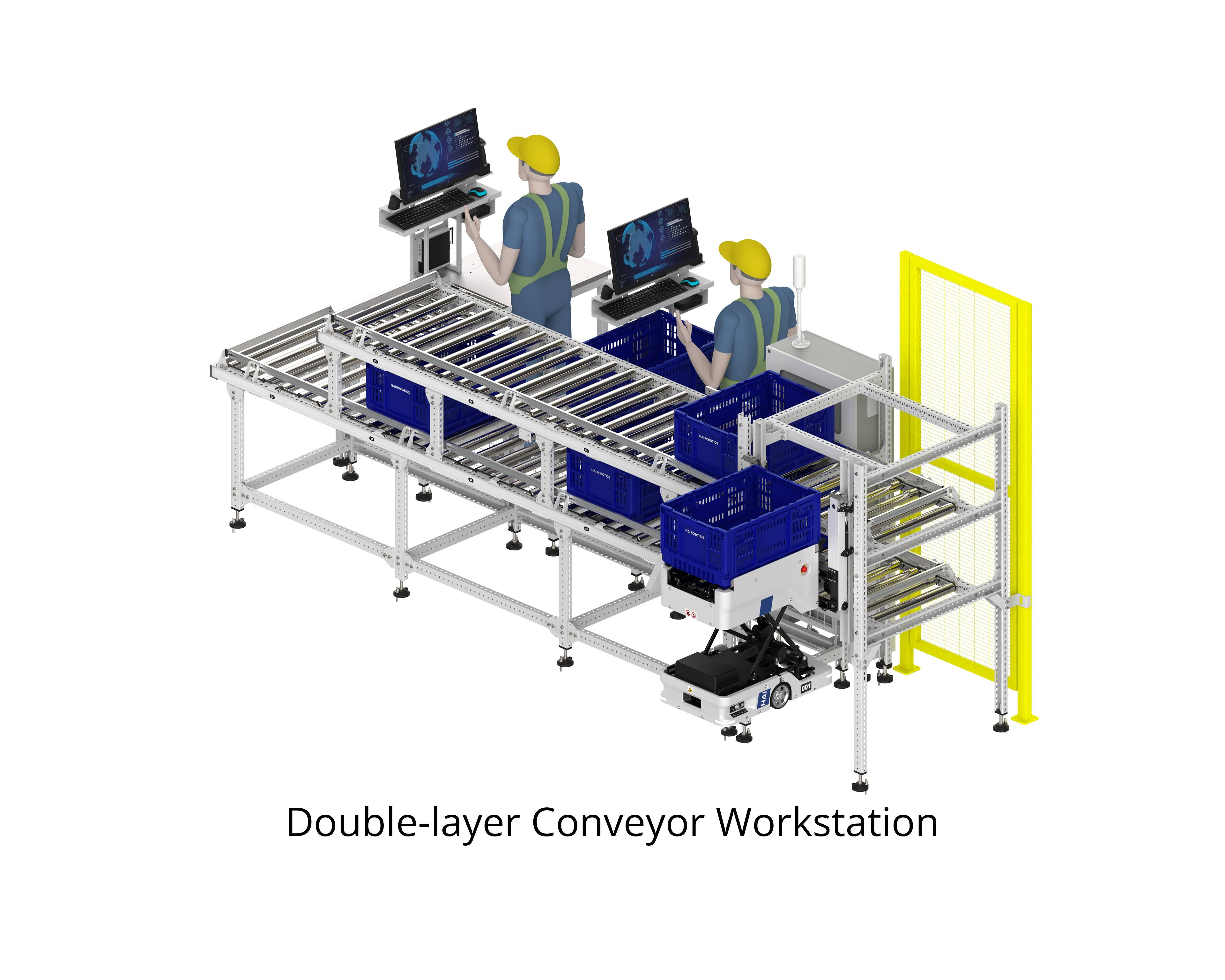 On-conveyor Picking Workstation