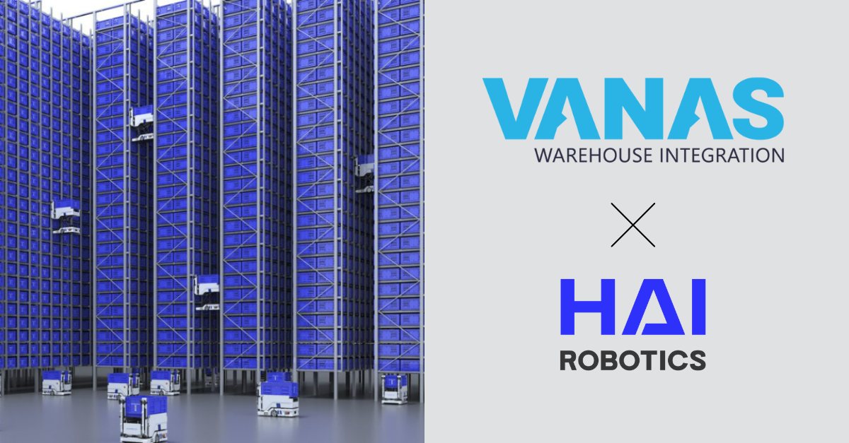 Vanas Engineering and Hai Robotics Join Forces to Accelerate Warehouse Automation Across the Benelux