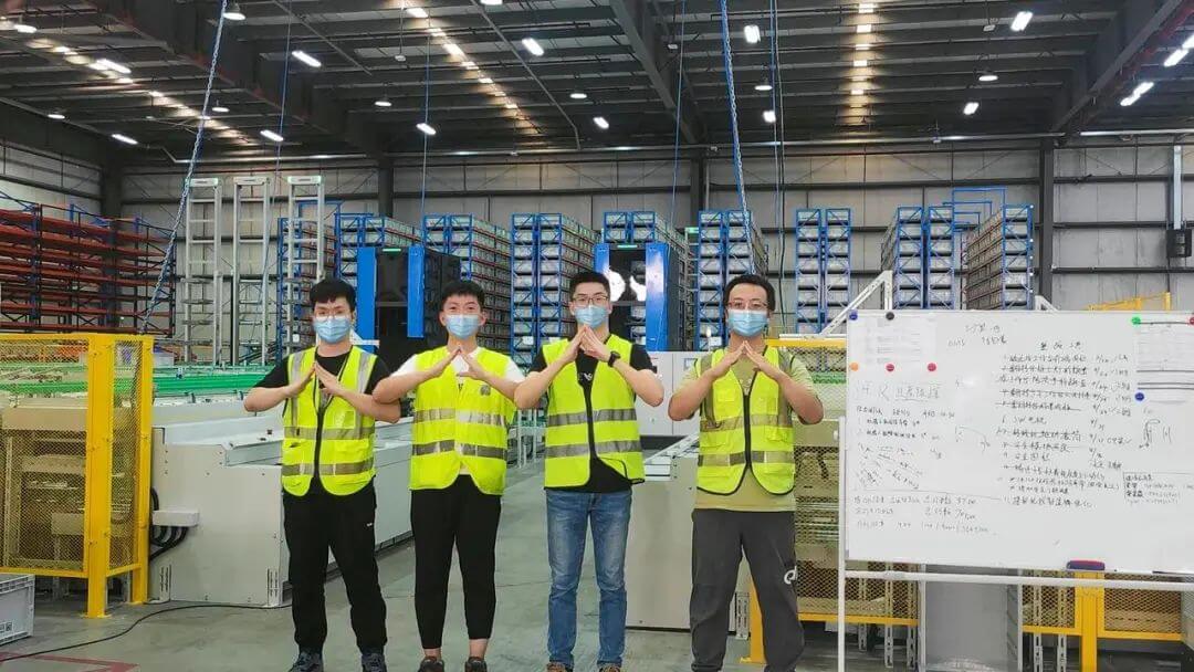 华东交付工程师在项目现场