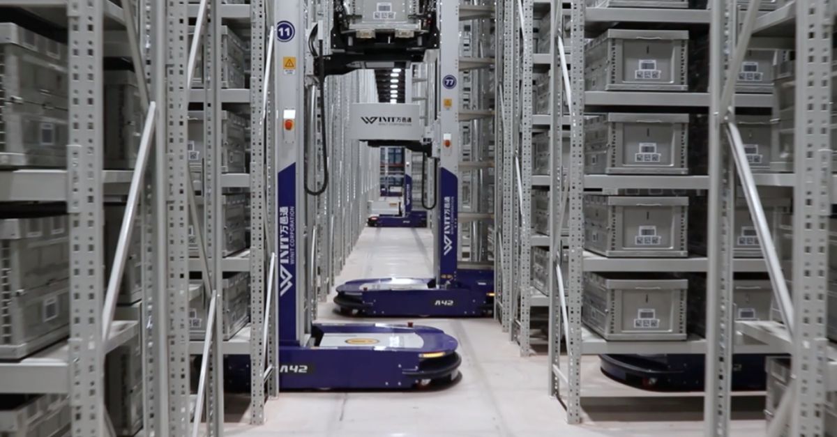 运行中的HAIPICK机器人