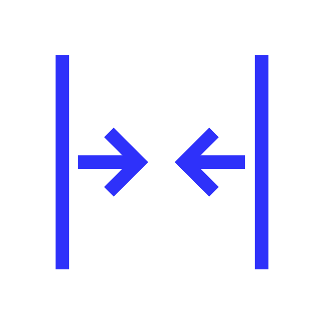 side-to-side gaps