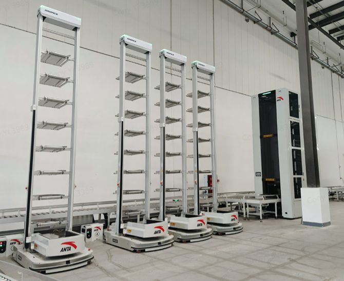 ANTA group regional logistics center robots