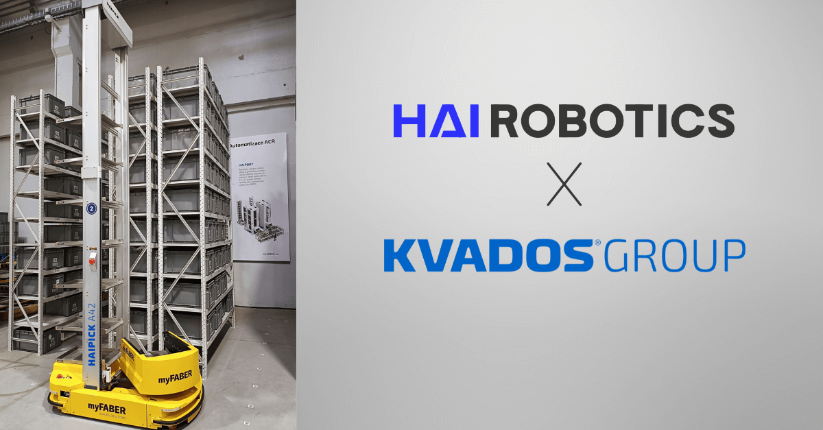 KVADOS and Hai Robotics Join Forces to Enhance Warehouse Operations in the Czech Republic