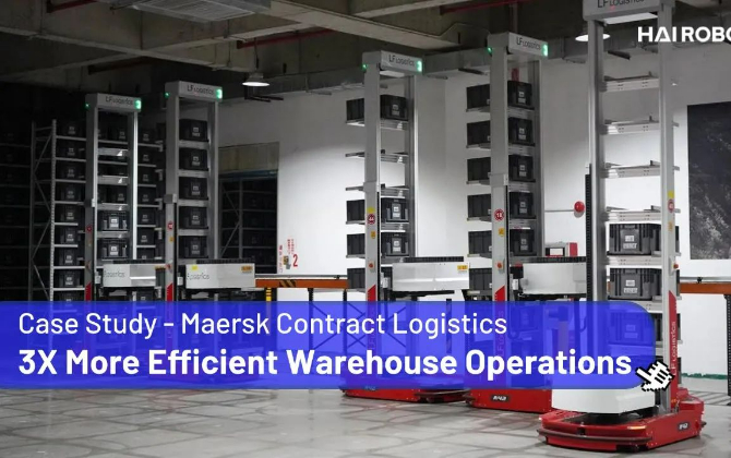 Maersk Contract Logistics Amplified Warehouse Efficiency with Hai Robotics