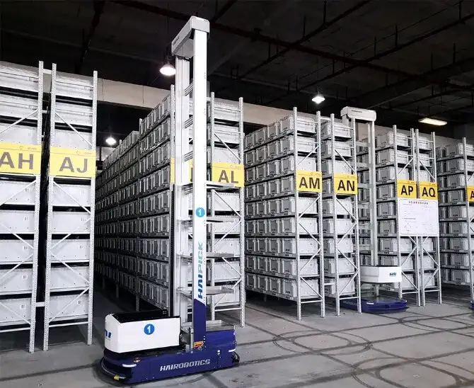 SF-DHL supply chain apparel warehouse automation